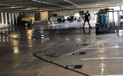 Five Advantages of Parking Lot Pressure Washing